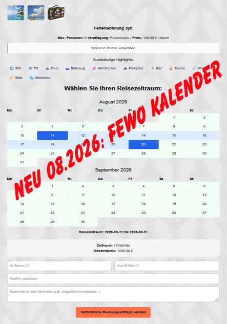 Gratis FEWO Kalender
