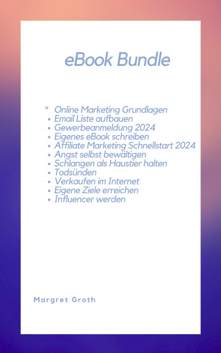 10 E-Books inkl. White-Label-Lizenz