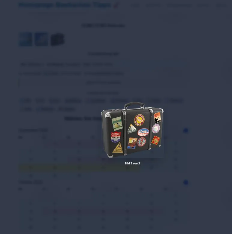 Fewo Bilder im Fewokalender Manager
