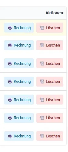 Fewo Buchung stornieren, Rechnung erstellen und bearbeiten