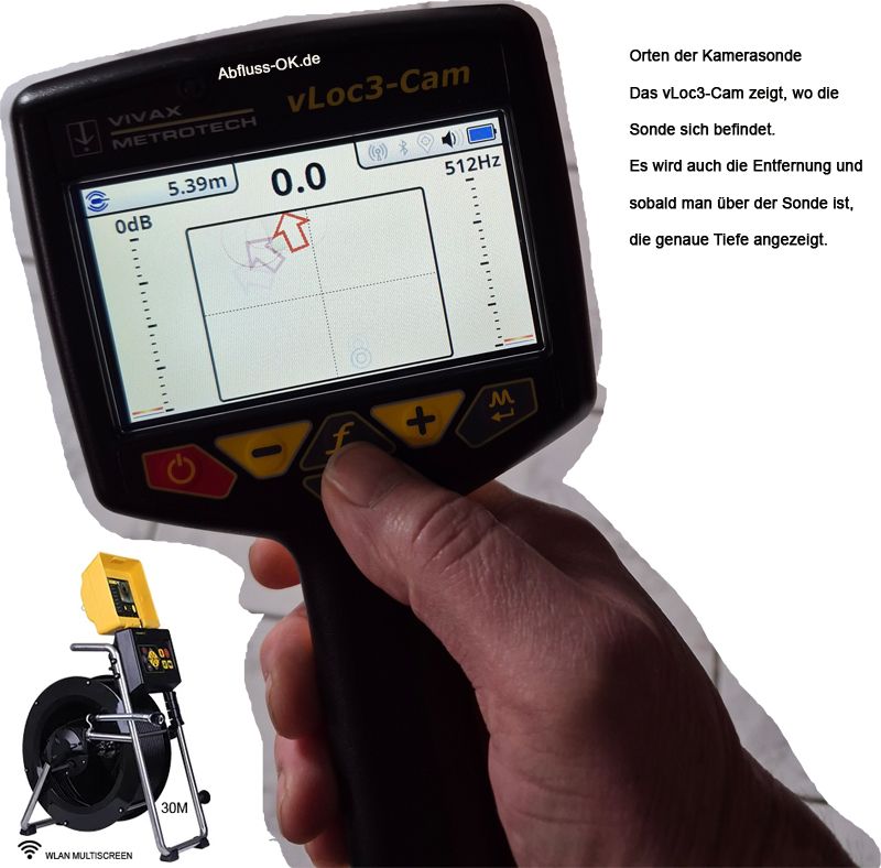 Defekten Kanal orten. Rohrreinigung Möhnesee, Warstein und Soest